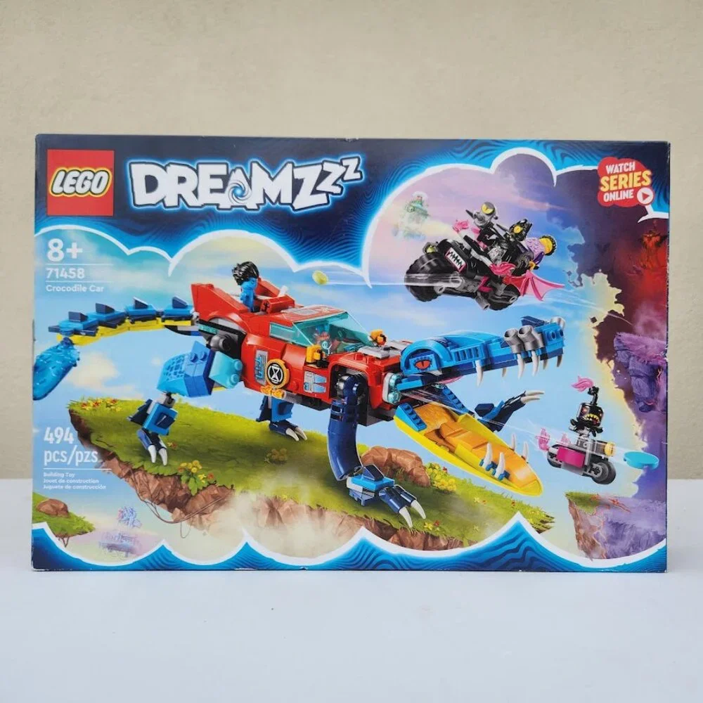 NEW LEGO DREAMZzz Crocodile Off-Road Car Truck Boat 71458 Minifigures 494 Pieces - Picture 4 of 16